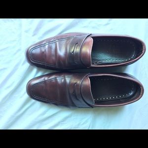 Allen Edmonds oxblood loafers
